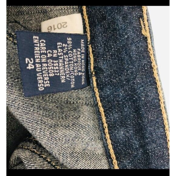 Marithe Francois Girbaud dark wash cargo pants jeans. - Picture 5 of 5